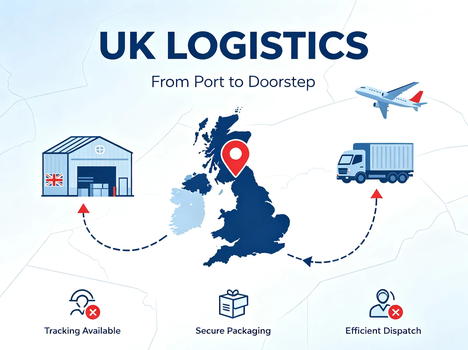 United Kingdom logistics from port to doorstep
