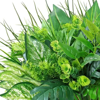 18-Piece Artificial Shrub Set