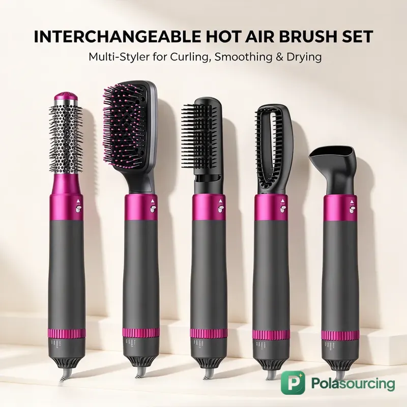 5-in-1 Hot Air Styler Brush Set