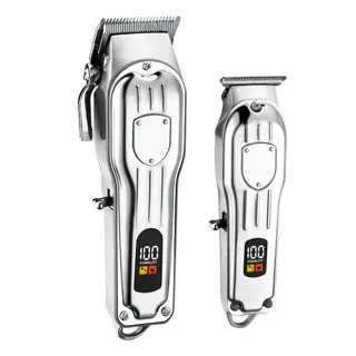 All-Metal Professional Hair Clipper Set