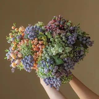 Artificial Berry Bundle, 33 cm