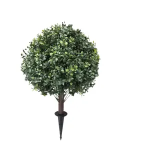 Artificial Boxwood Topiary Ball on Stake