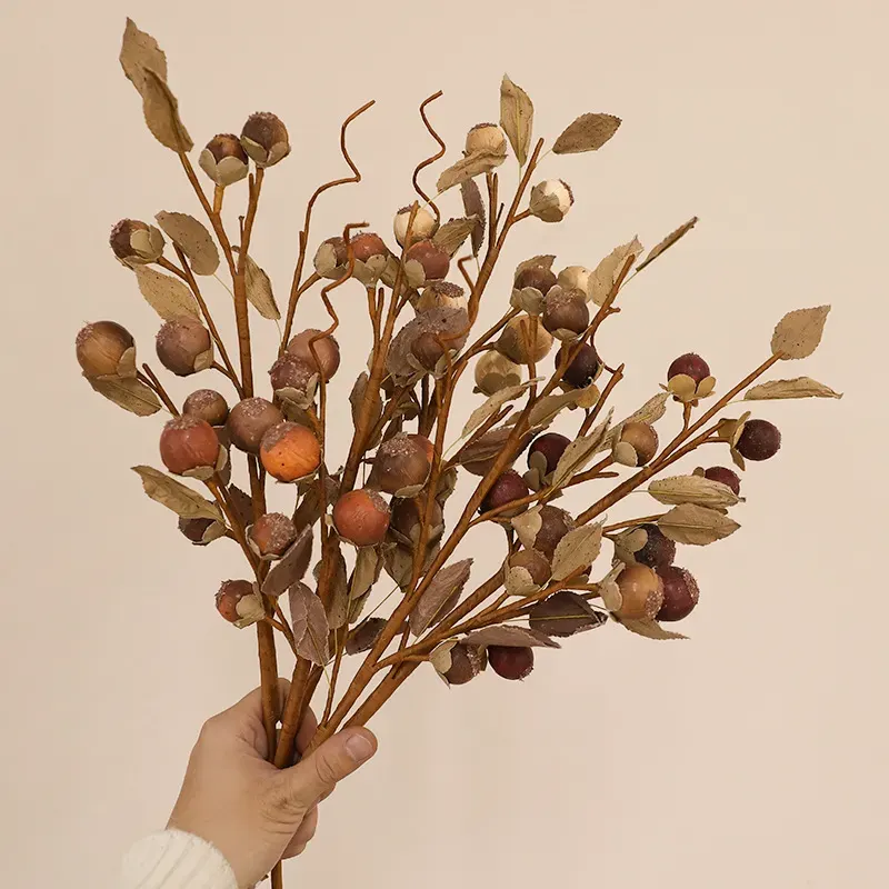 Artificial Dried-Look Seed Pod Stems