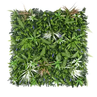 Artificial Fern Plant Wall Panel, 1 × 1 m