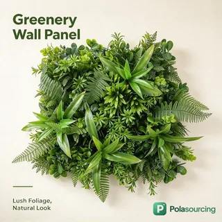 Artificial Flower Wall Panel, 33 × 33 cm