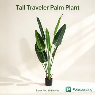Artificial Traveller’s Palm in Pot, 123–190 cm