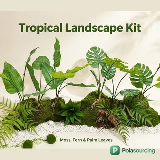 Artificial Tropical Plants with Roots