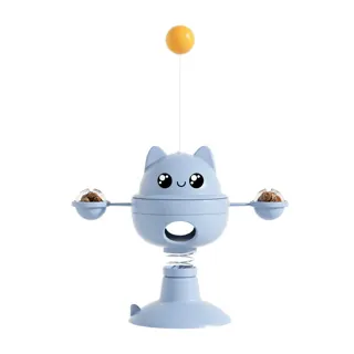 Cat Spinning Treat Toy with Suction Base