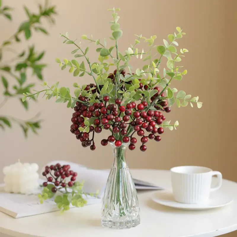 Christmas Berry and Eucalyptus Picks