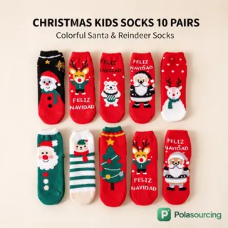 Christmas Coral Fleece Ankle Socks