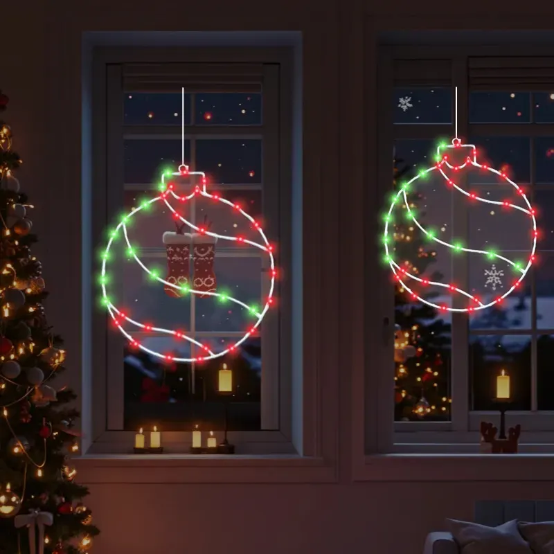 Christmas Ornament Window Light
