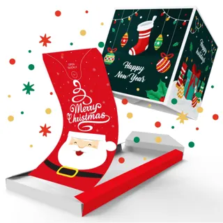 Christmas Santa Pop-Up Surprise Gift Box