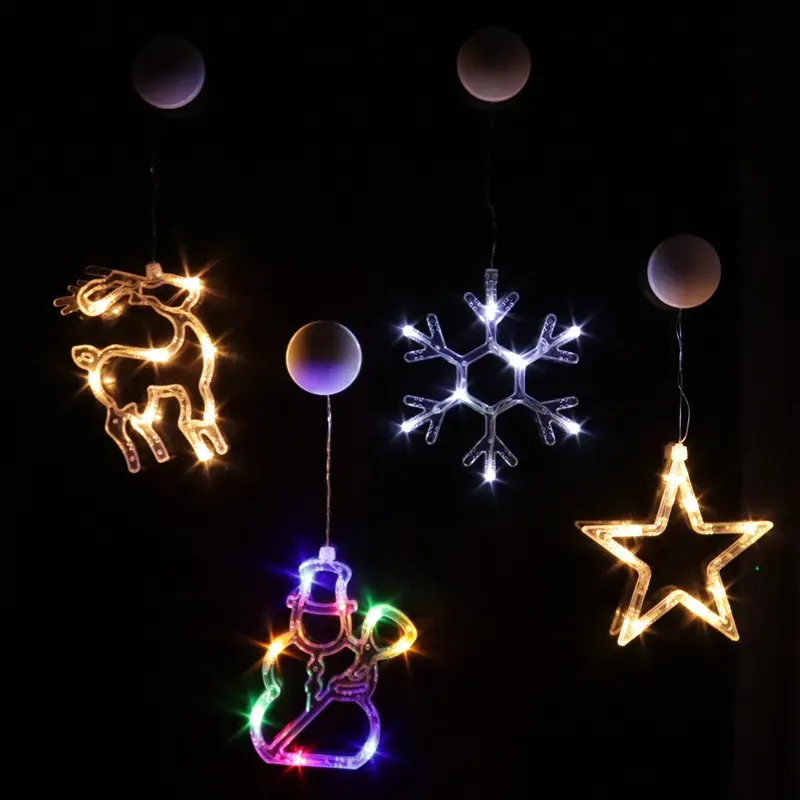 Christmas Suction Cup Window Lights