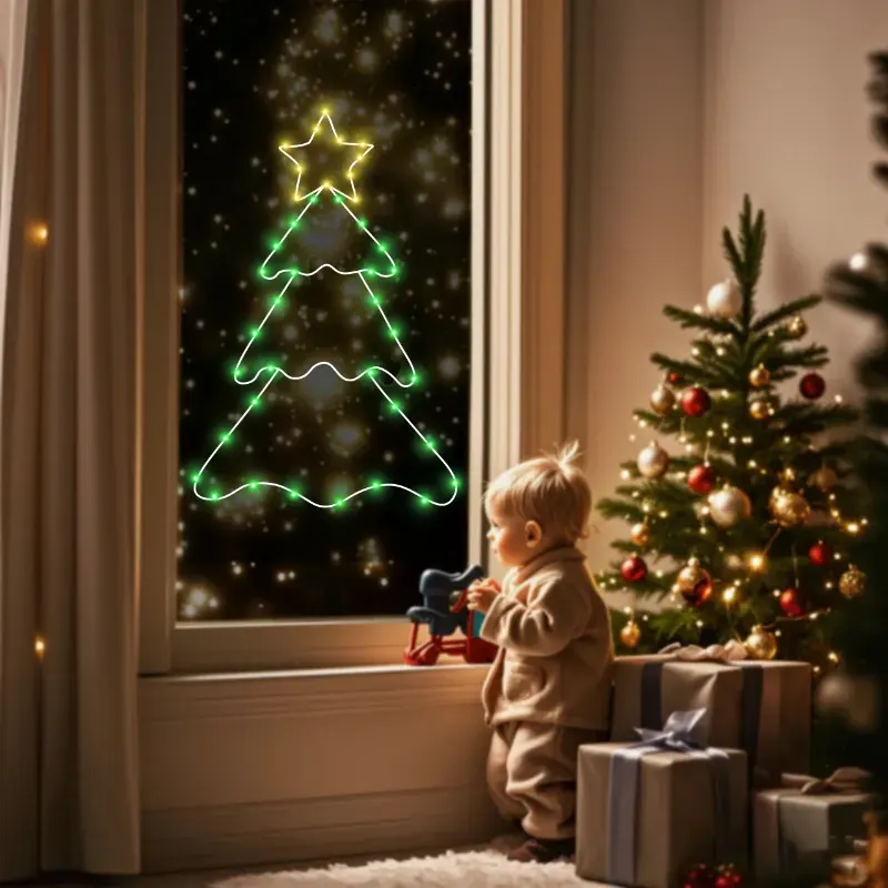 Christmas Tree Window Light