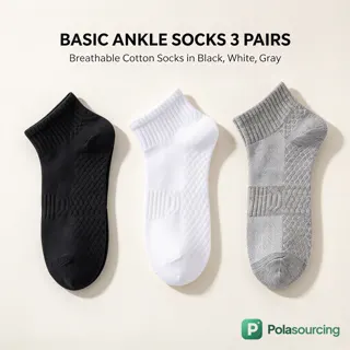 Cushioned Massage-Sole Ankle Socks