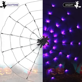 Custom Halloween Spider Web Light