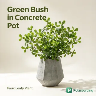 Artificial Green Leaf Branch Stems
