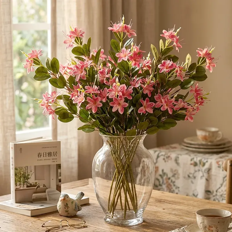 Pink Artificial Wildflower Stems