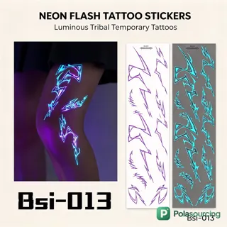 Glow-in-the-Dark Vein Temporary Tattoos