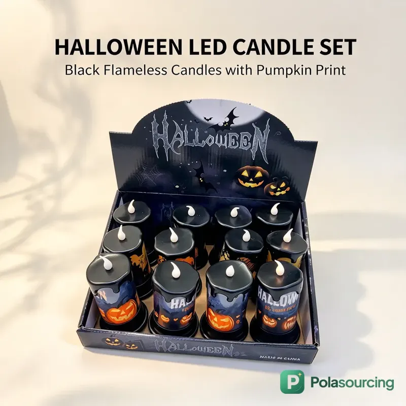Halloween LED Flameless Candle Lanterns