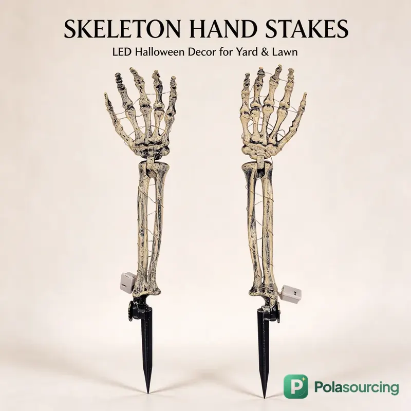 Halloween LED Skeleton Hand Stake Lights