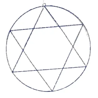 Hanukkah Star of David Window Light