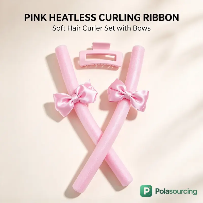 Heatless Curling Rod Headband Set
