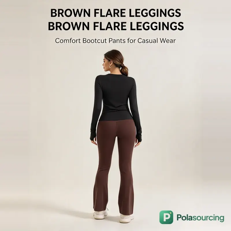 High-Waist Flare Yoga Pants