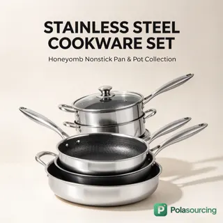 Honeycomb Stainless Steel Cookware