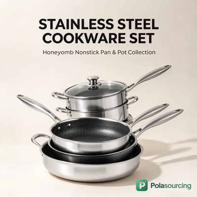 Honeycomb Stainless Steel Cookware