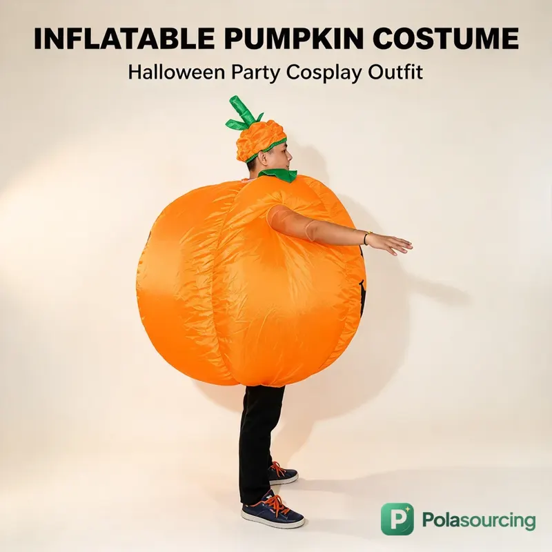 Inflatable Pumpkin Costume for Adults
