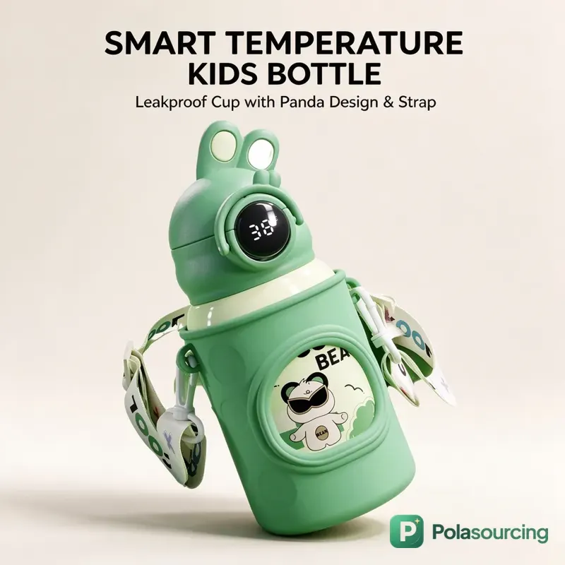 Kids Insulated Bottle with Temperature Display