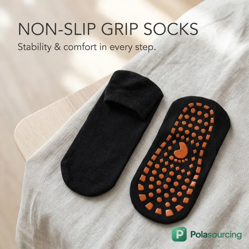 Kids Non-Slip Trampoline Grip Socks