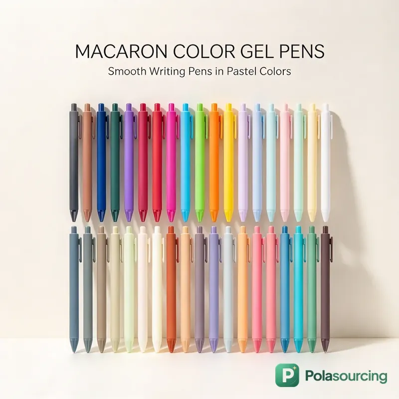 Macaron Colour Ballpoint Pens with Logo Printing