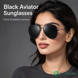 Metal Aviator Polarized Sunglasses