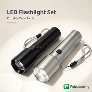 Mini Rechargeable Zoom Flashlight