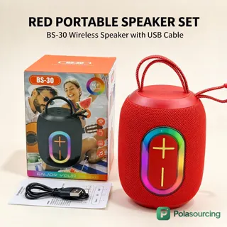 Mini RGB Bluetooth Speaker with Strap