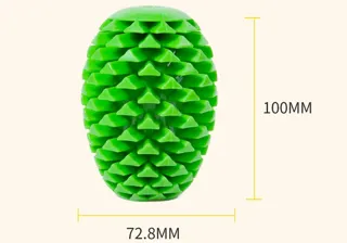 Pine Cone Treat-Dispensing Dog Chew Toy
