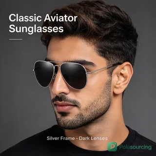 Polarized Aviator Sunglasses, Unisex