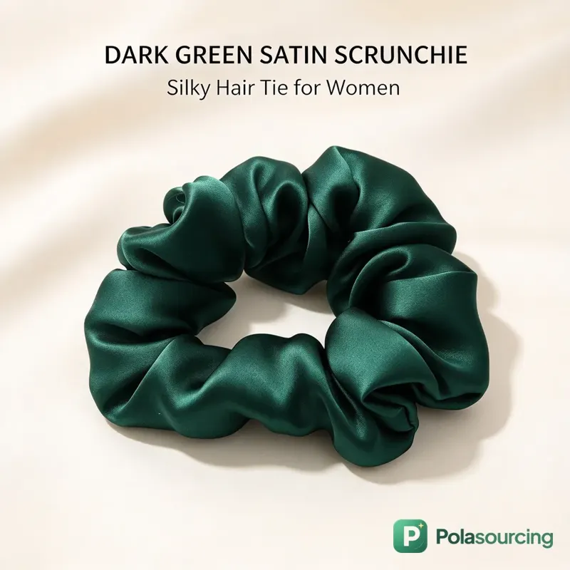 Satin Scrunchies in Neutral Colours