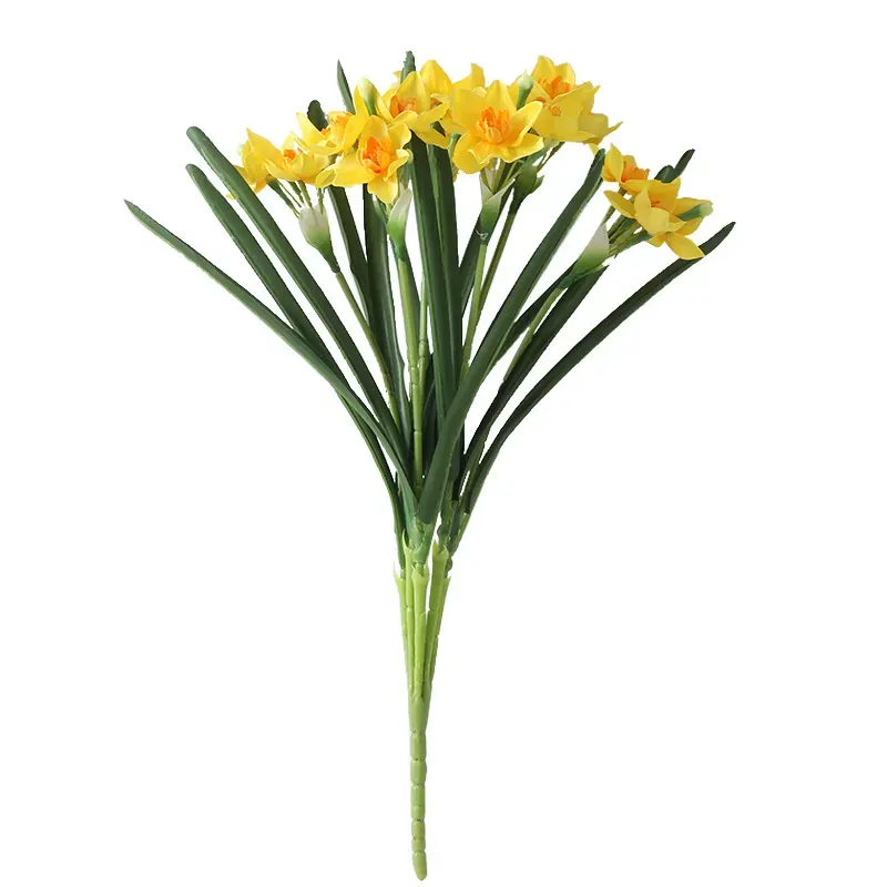 Silk Daffodil Bundles and Stems