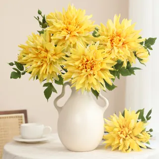 Silk Dahlia Stems