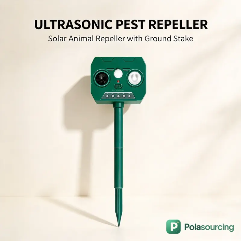 Solar Ultrasonic Animal Repeller