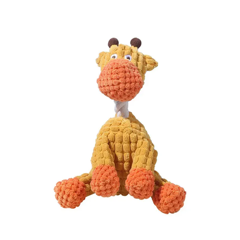Squeaky Plush Animal Dog Toy