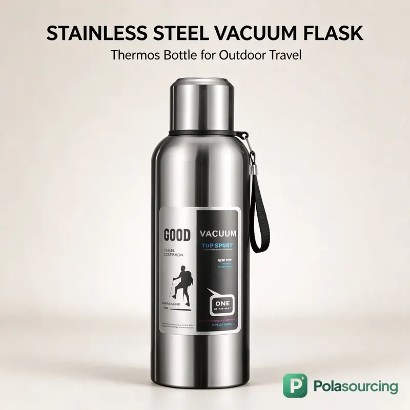 Stainless Steel Vacuum Flask with Tea Infuser