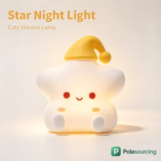 Star Silicone Tap Night Light
