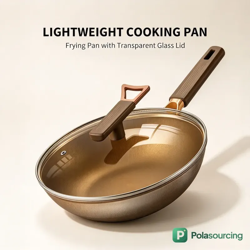 Titanium-Coated Non-Stick Wok
