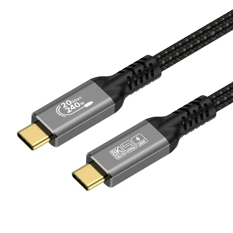 USB4 Type-C Cable, 40 Gbps 240 W