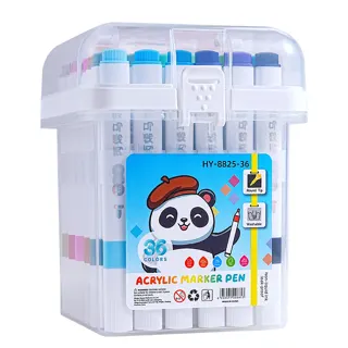 Washable Acrylic Marker Set in Carry Case