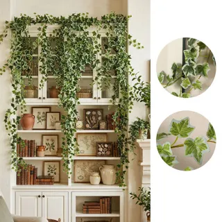Wired Artificial Ivy and Pothos Vine
